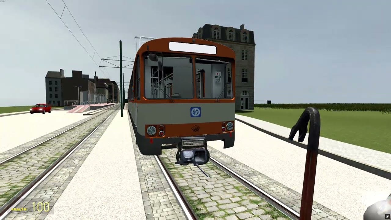 Metrostroi: Project Light Rail - Trolleybus Simulator Road AI Traffic Interacting With Light Rail