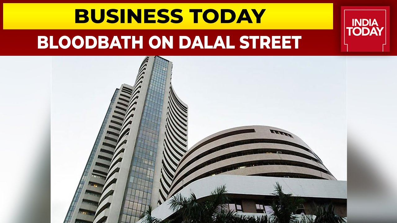 Bloodbath On Dalal Street, Biggest Market Crash In 7 Months, Paytm Tanks Over 12% | Business Today