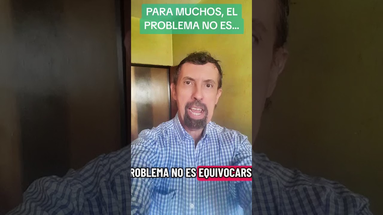 Para muchos el problema no es...