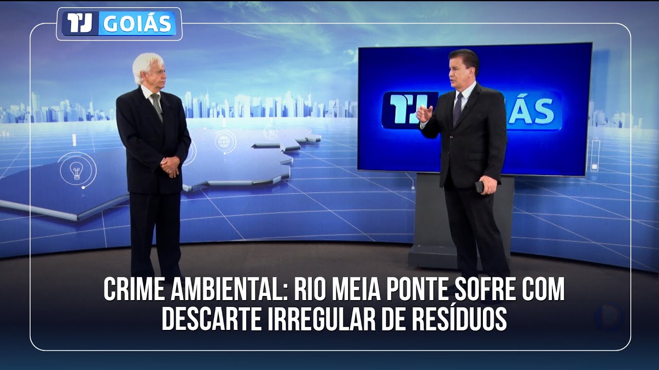 CRIME AMBIENTAL: RIO MEIA PONTE SOFRE COM DESCARTE IRREGULAR DE RESÍDUOS