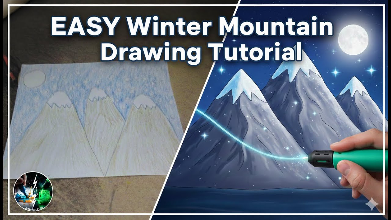 Winter Wonderland Mountain Landscape