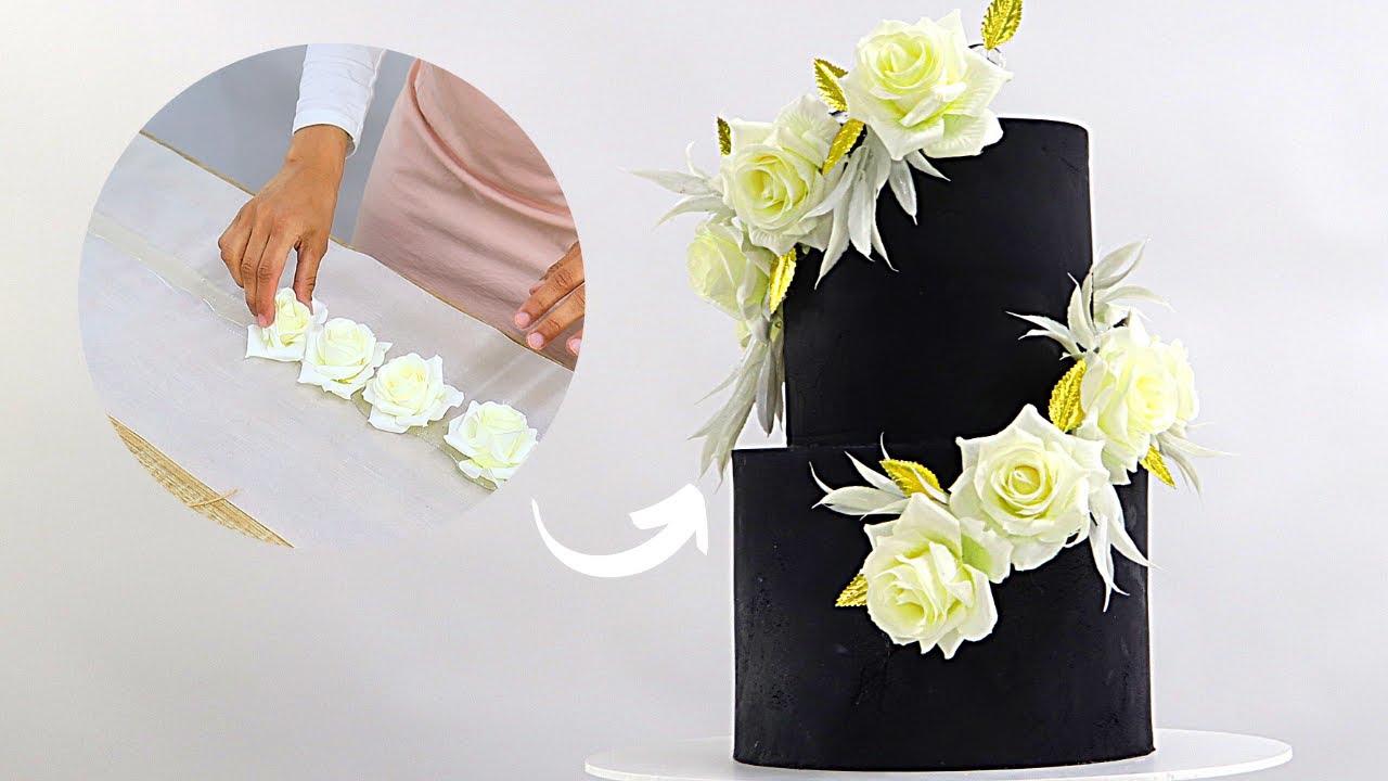CASCADING ISOMALT CAKE │ NEW CAKE DECORATING TECHNIQUE USING ISOMALT │ MODERN CAKES │ CAKES BY MK