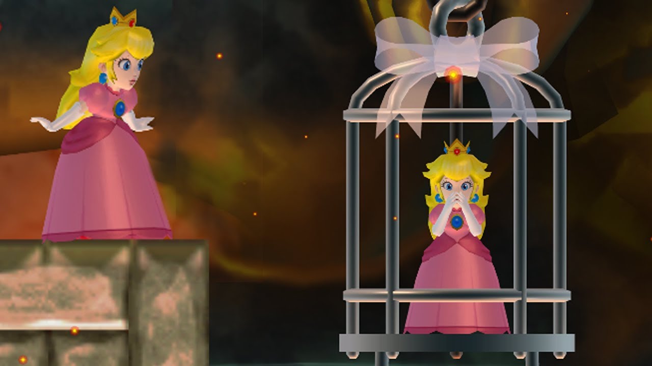 New Super Mario Bros. Wii - Peach wants to rescue Peach