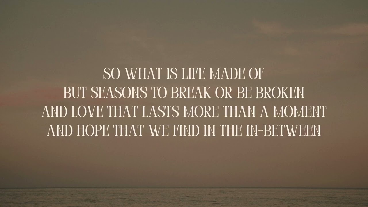 Water and Bone&mdash;Lyric Video