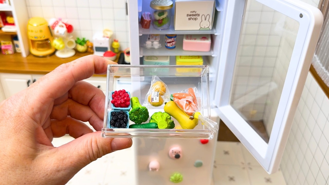 Miniature kitchen set installation🌟 ASMR