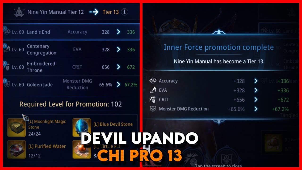 DEVIL ARBA UPANDO CHI PRO 13, CONTA TA ABSURDA DEMAIS - MIR4