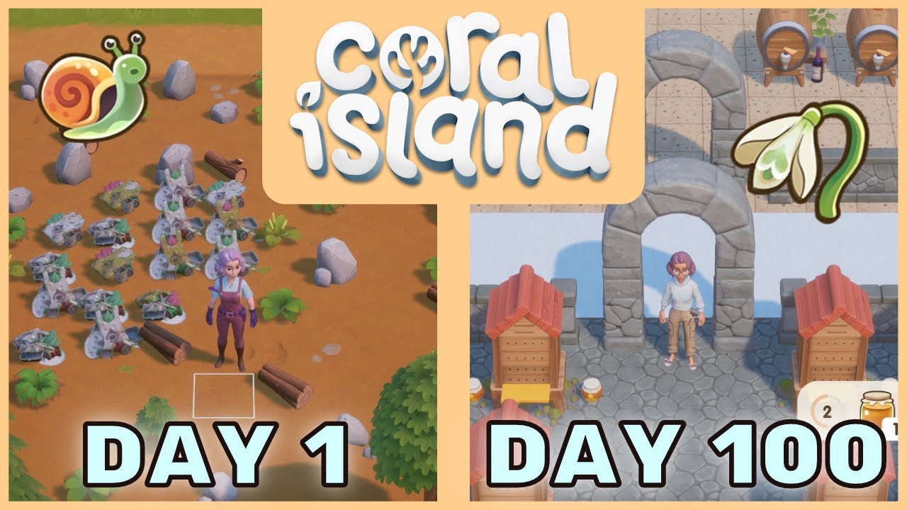I Played 100 Days of Coral Island