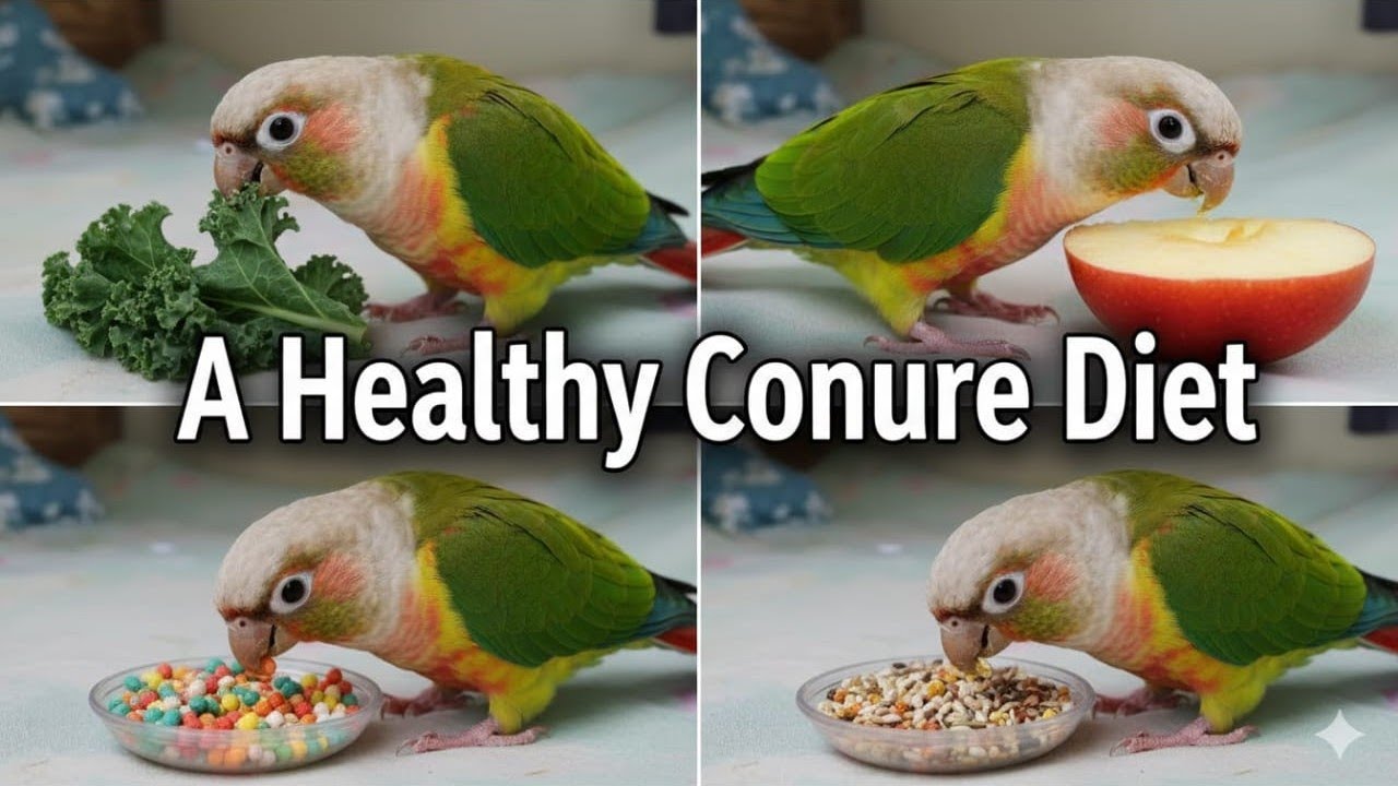 What Conures Eat Daily | The Perfect Diet for a Healthy & Happy Conure 🥦🐦