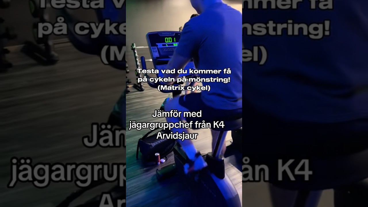 TESTA VAD DU KOMMER F&Aring; P&Aring; CYKELN P&Aring; M&Ouml;NSTRING #milit&auml;r #motivation #m&ouml;nstring #cykel #j&auml;gare