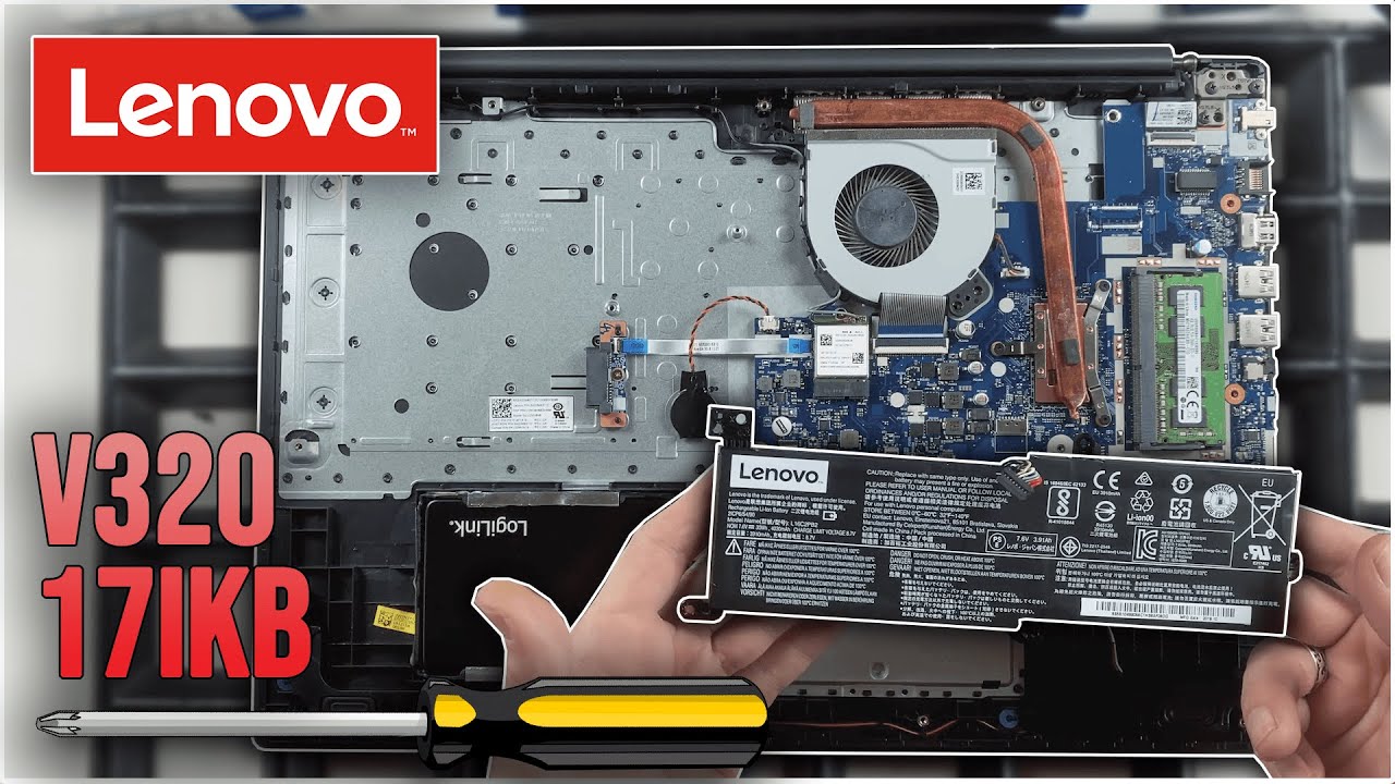 Lenovo V320-17IKB von Innen - RAM, SSD, Akku, Lüfter wechseln