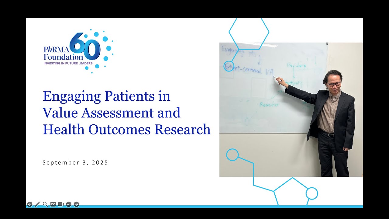 Engaging Patients in Value Assessment and Health Outcomes Research