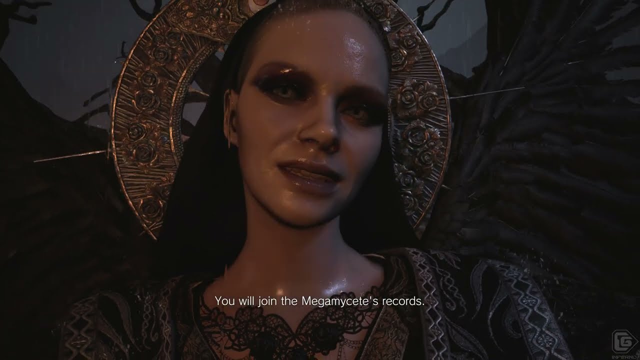 Resident Evil 8 Village - Mother Miranda confronts Ethan