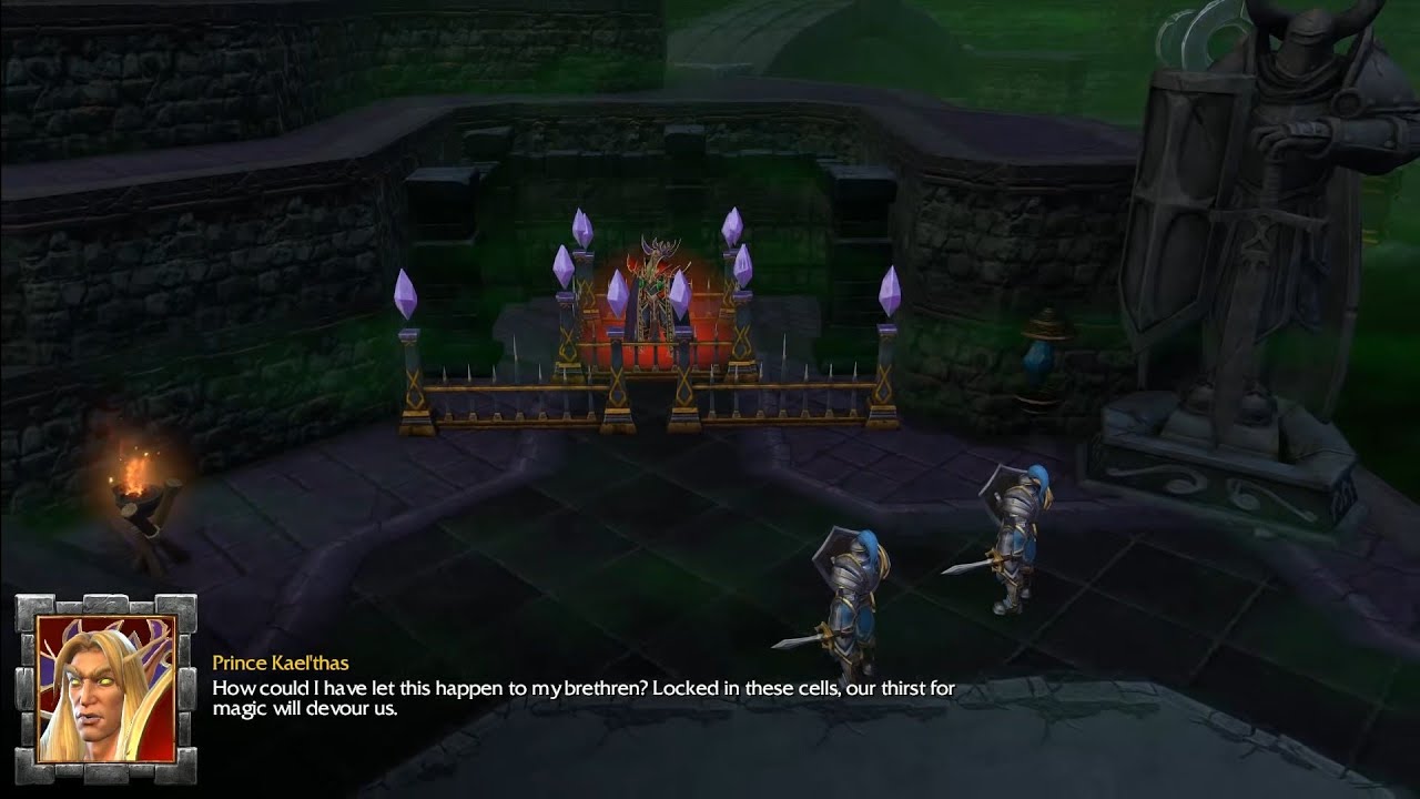 Warcraft 3 REFORGED (Hard) - Curse of the Blood Elves 03 - The Dungeons of Dalaran PATCH 1.35.0