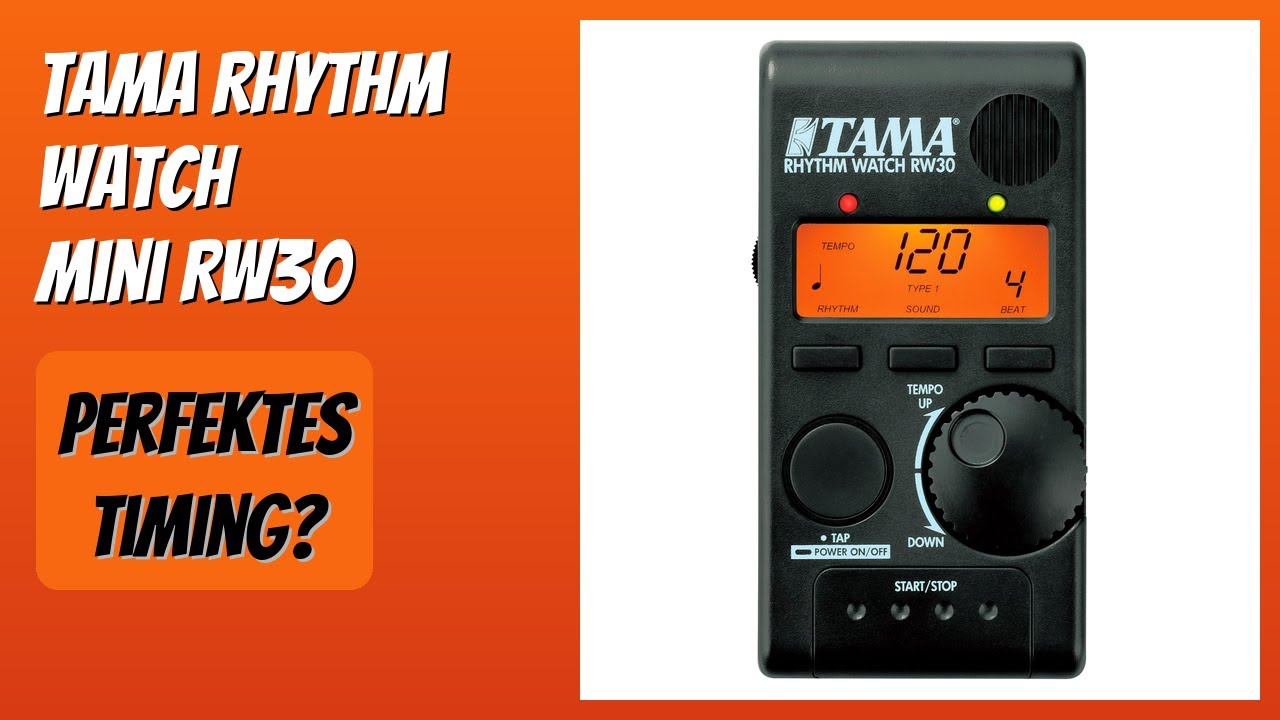 BEWERTUNG (2025): TAMA Rhythm Watch Mini RW30. Infos