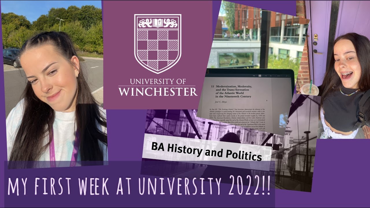 FIRST WEEK AT UNIVERSITY 2022!! university of Winchester