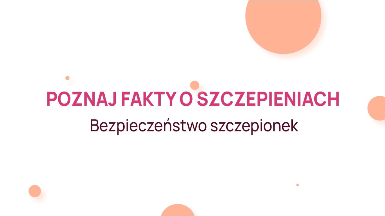 Bezpieczeństwo szczepionek - Poznaj fakty o szczepieniach