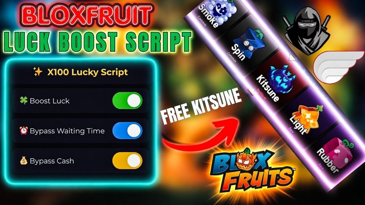 *BEST* Blox Fruit Luck Booster Script - 100x LUCK | FREE KITSUNE | KEYLESS