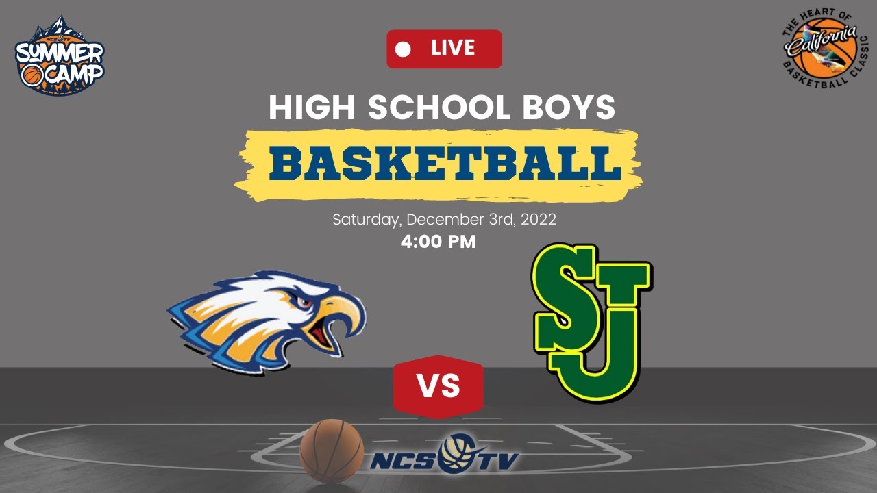 Bakersfield Christian vs St. Joseph High School Boys Basketball LIVE 12/3/22