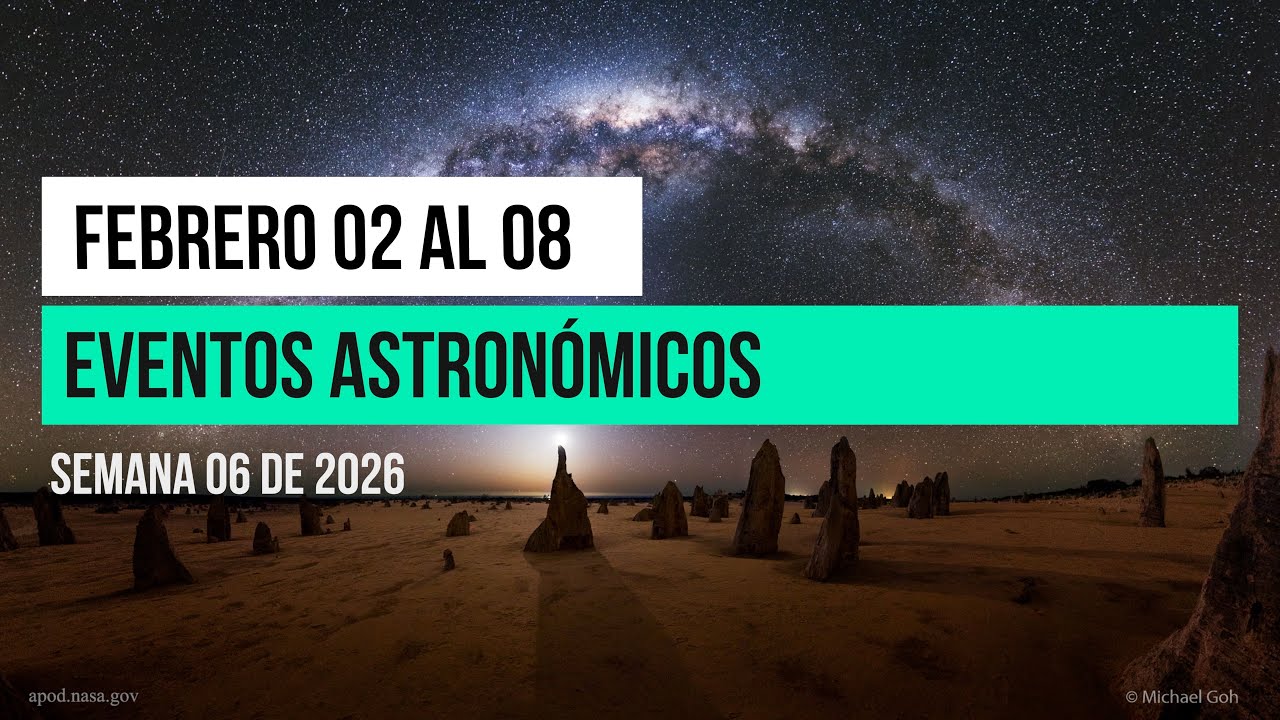 Eventos Astronómicos, Semana 06 de 2026 (Febrero 02 al 08))