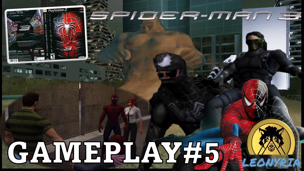 SPIDER-MAN 3 (PS2) FR#5 (end) : on termine avec Venom, l'Homme Sable et le Bouffon Vert- 4K