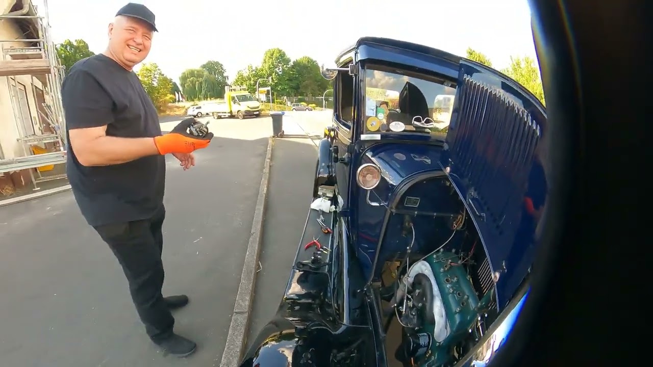 Am 05.09.2022 mit dem 1929er Ford Model-A liegengeblieben