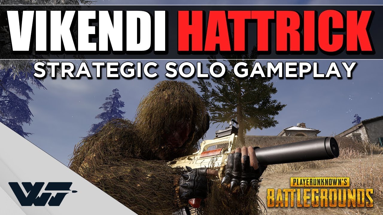 VIKENDI HATTRICK - Strategic Solo Gameplay - PUBG