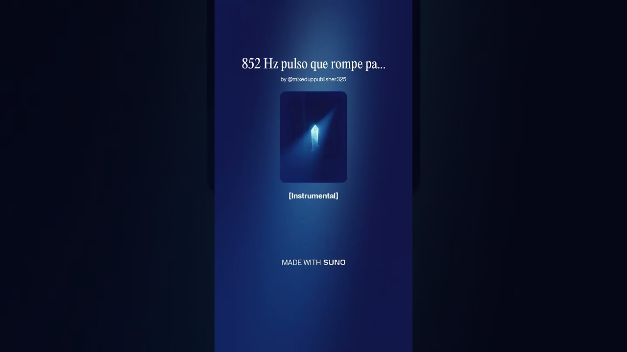 Pulso de Verdad 852 Hz · Ambiental Trascendente y Meditacional · Música SIN derechos de autor