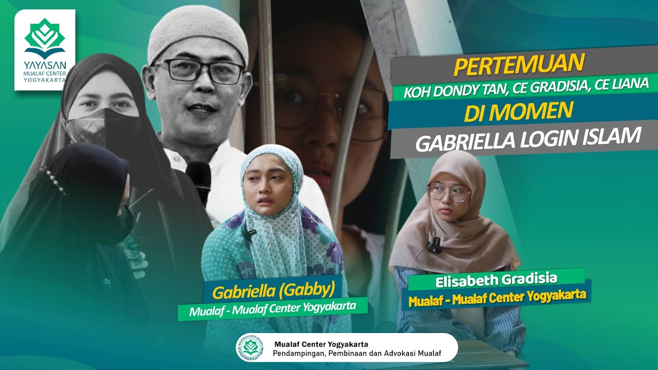 🔵MOMEN KOH DONDY TAN & GRADIS BERTEMU DISAAT GABBY LOGIN ISLAM | MUALAF CENTER YOGYAKARTA
