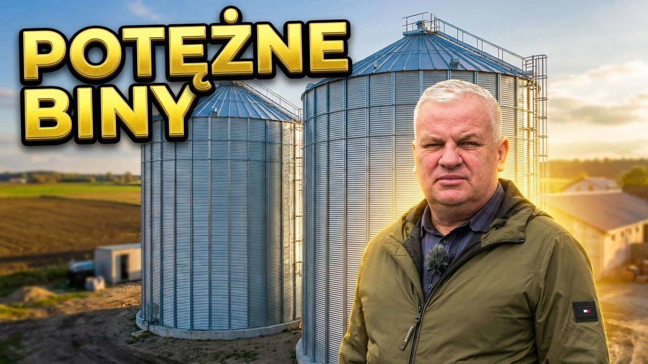 Nowe silosy BIN 💥 w tym roku zmówili cztery po 1500 ton 💪 dlaczego stoją tylko dwa?