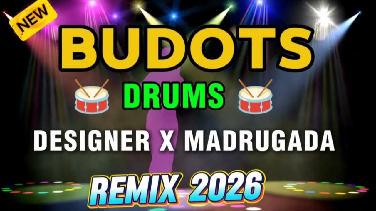 DRUMS TIKTOK VIRAL BUDOTS DESIGNER X MADRUGADA REMIX @SAYRANDOFFICIAL 