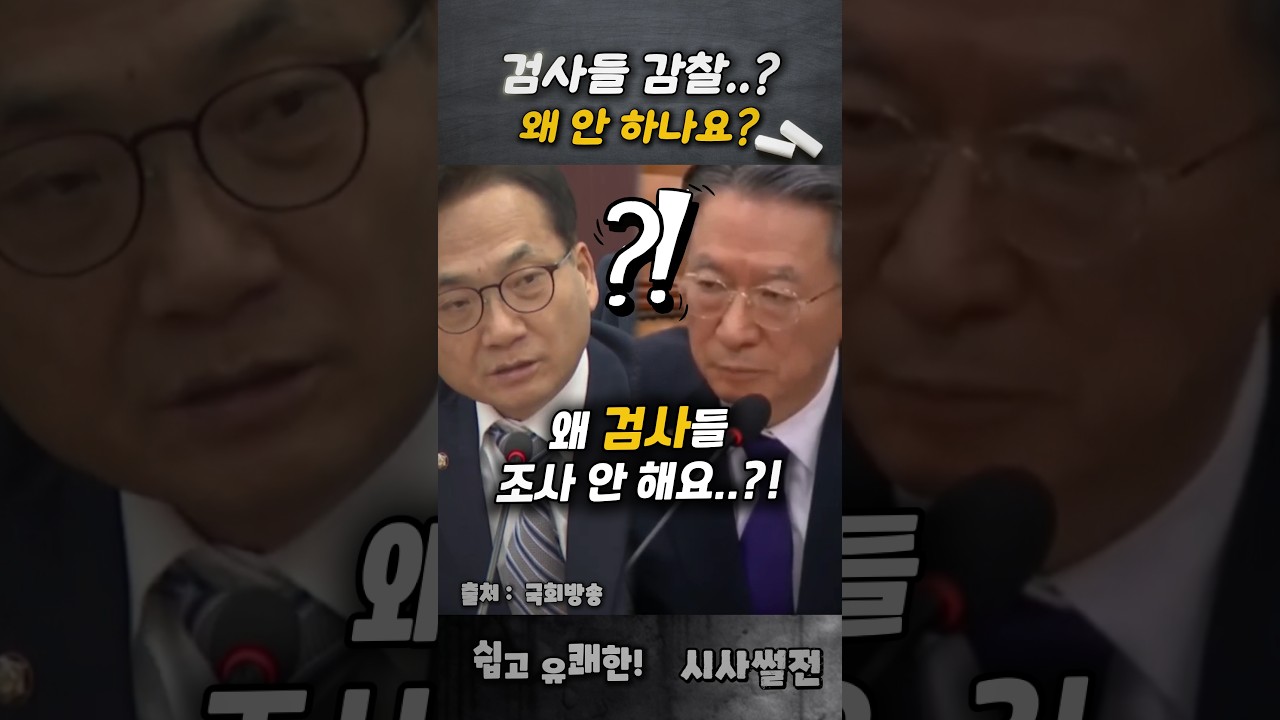 검사들 감찰 왜 안 하나요? #박선원 #박은정 #정성호
