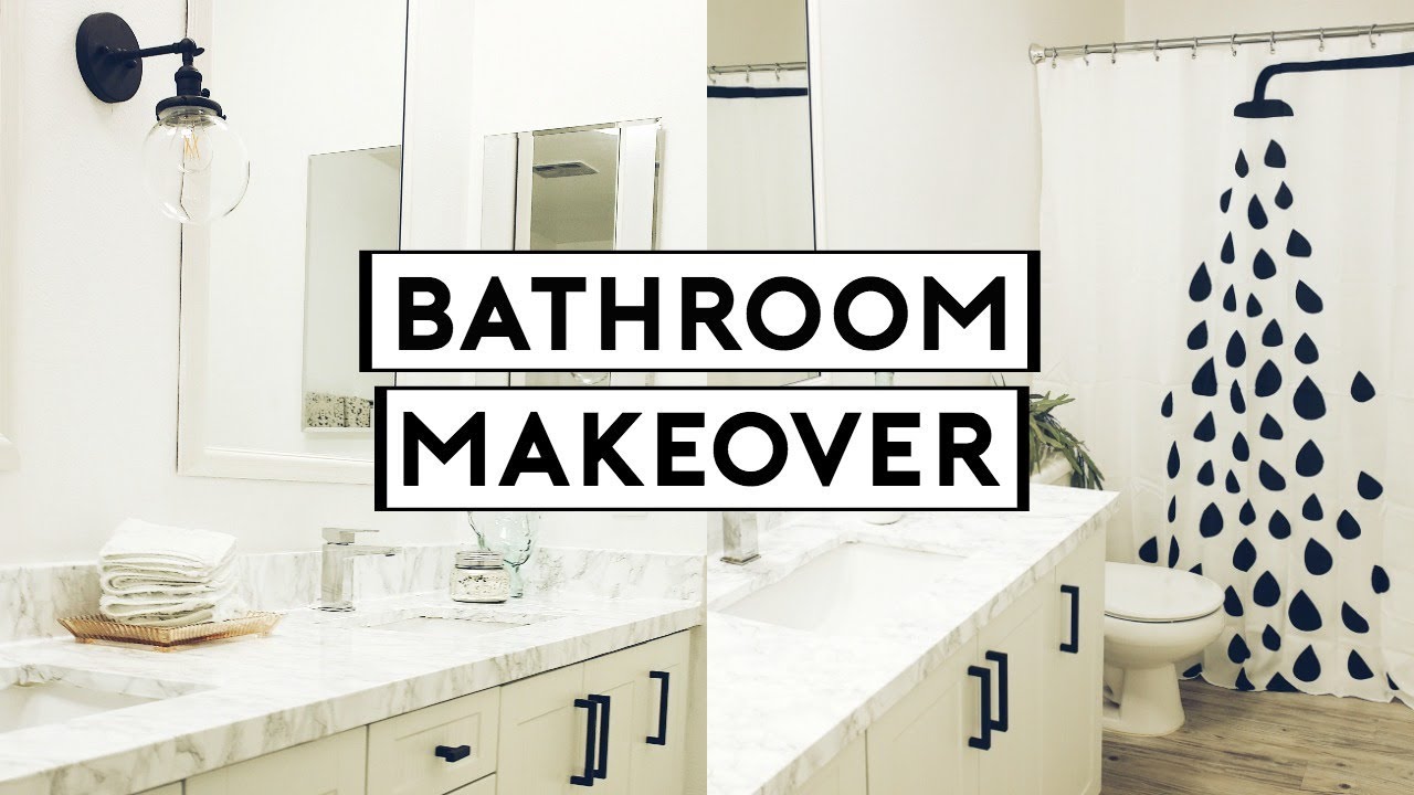 EXTREME APARTMENT MAKEOVER! DIY SMALL BATHROOM MAKEOVER! CHEAP & EASY 2019