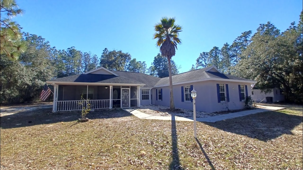 Se Vende Casa de 3 Dormitorios 2.5 Baños con 2.17 Acres de Terreno en Ocala, Florida 34481