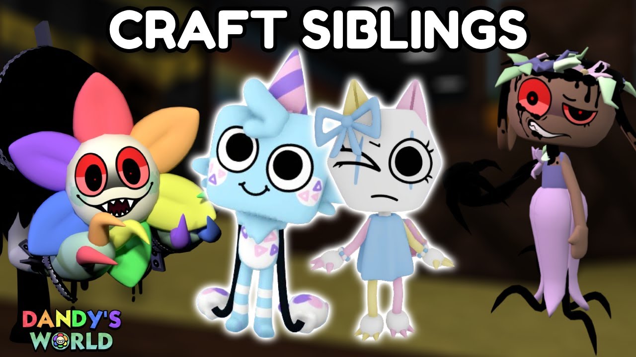 CRAFT SIBLINGS DUO Run On Dandy's World!