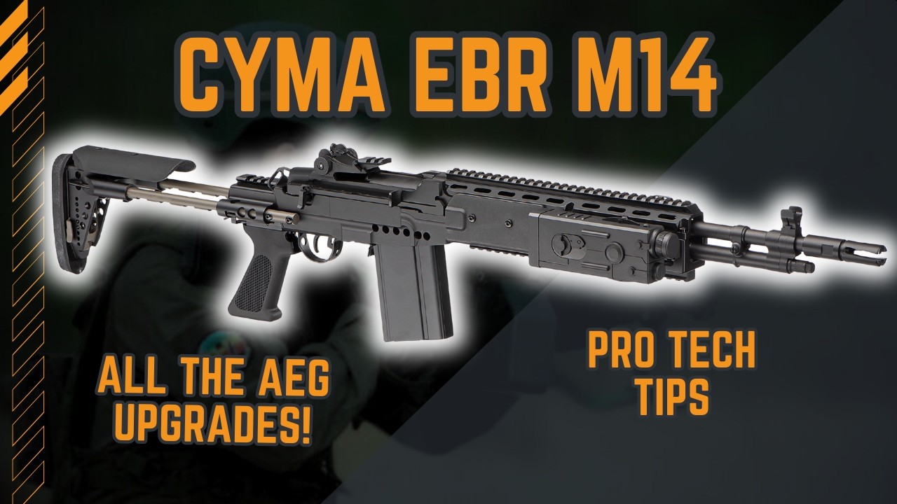Cyma M14 EBR AEG Build - PRO Tech Tips and Upgrades!