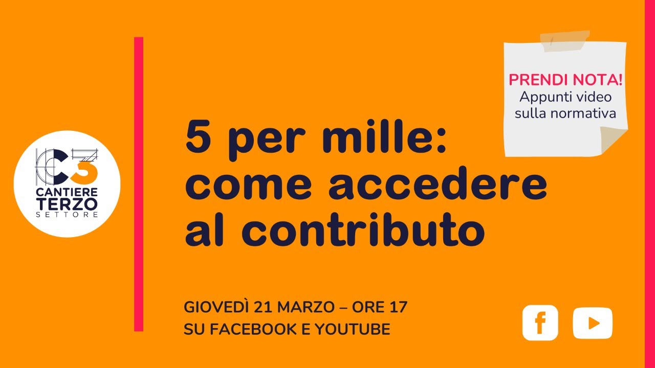5 PER MILLE: COME ACCEDERE AL CONTRIBUTO