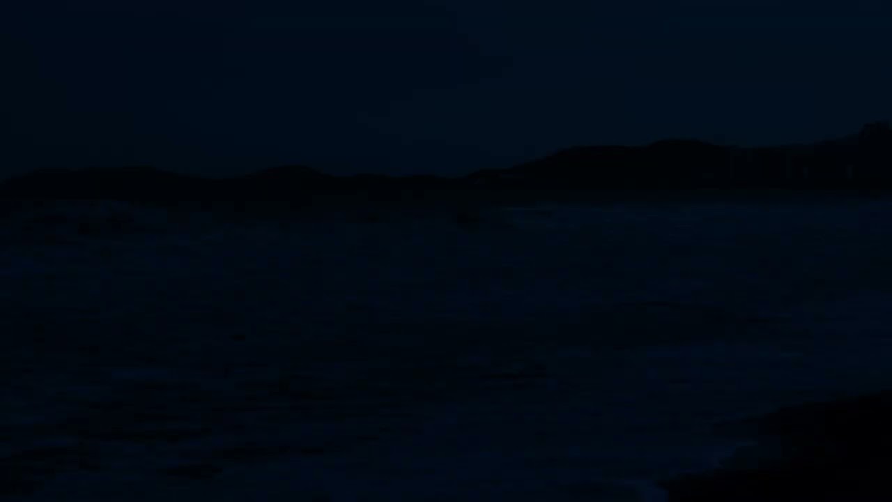 Gentle Ocean Waves at Midnight 🌙 Sea Soundscape for Deep Sleep, Stress Relief and Emotional Healing
