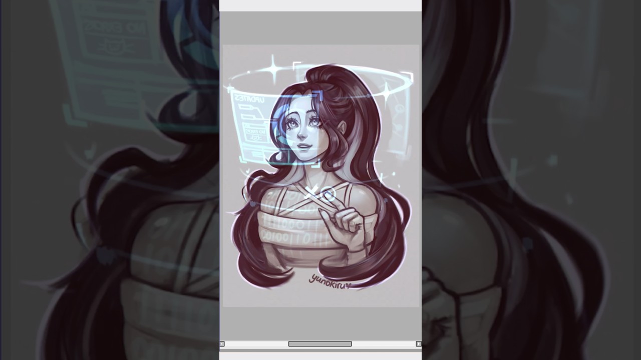 Chill speedpaint 💙 #digitalart #speedpaint #drawingprocess #paintingprocess #arttrend #originalart