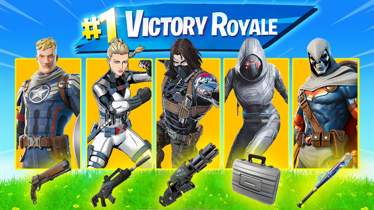 The *RANDOM* MARVEL Thunderbolts Challenge in Fortnite!