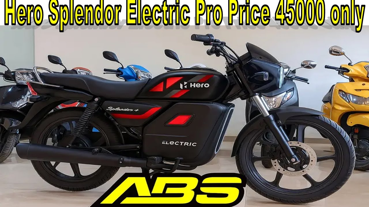 ₹45,000 में Hero Splendor Electric Pro | Bajaj, TVS सबको टक्कर!