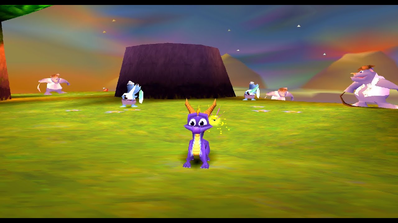 SPYRO 3:YEAR OF THE DRAGON-PS1(ITALIANO)IL CRATERE FUSO