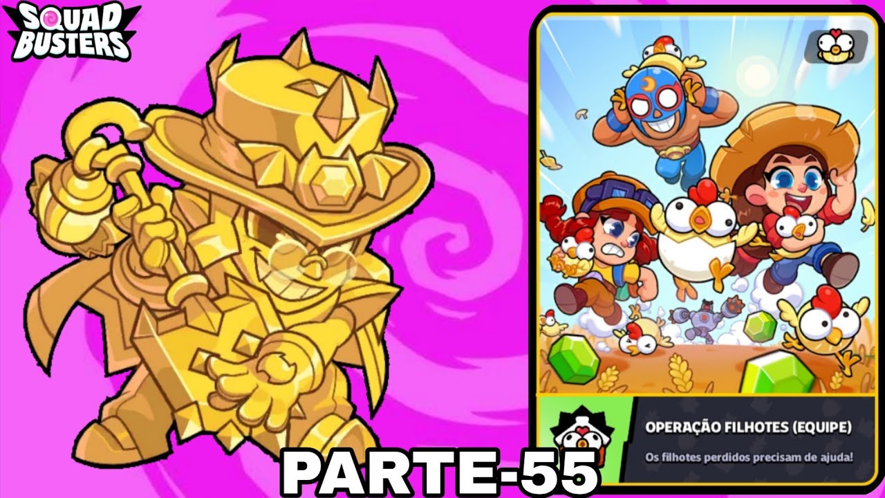 Squad busters - Mortis Dourado gameplay (Operação filhotes Equipe)