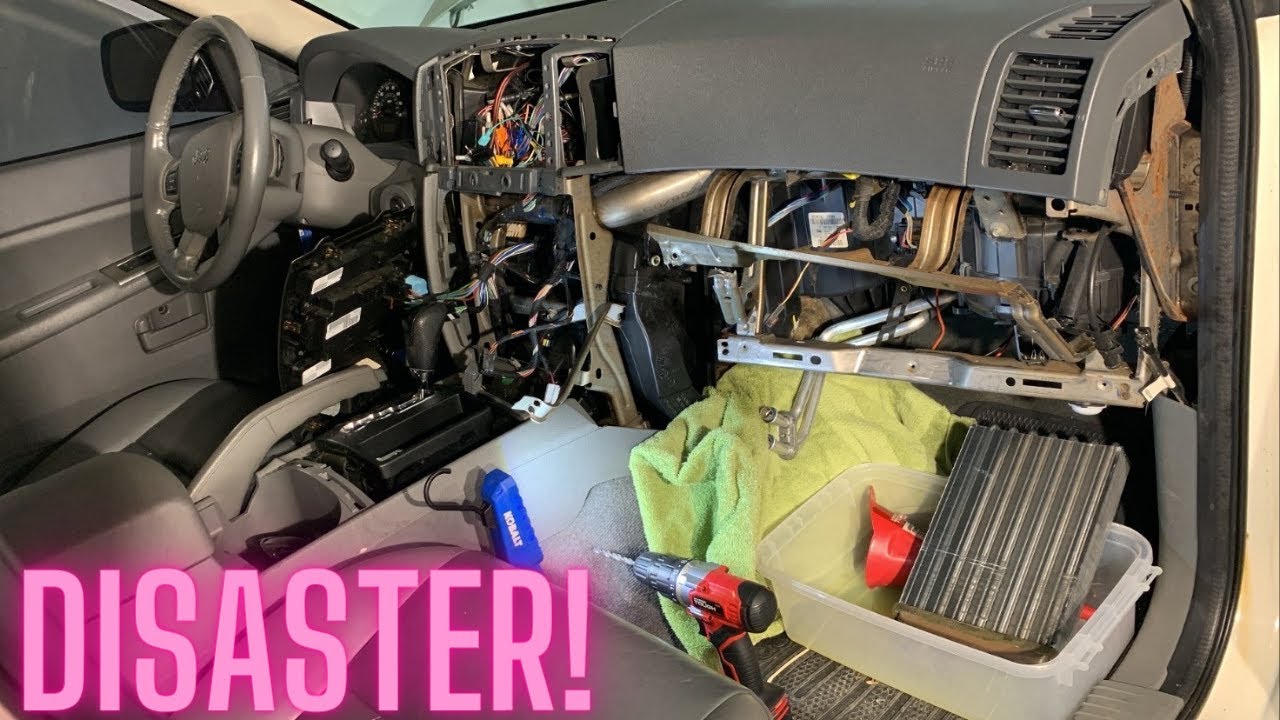 Unbelievable Challenge: Fixing a Jeep Grand Cherokee Heater Core Without Taking It to a Mechanic!