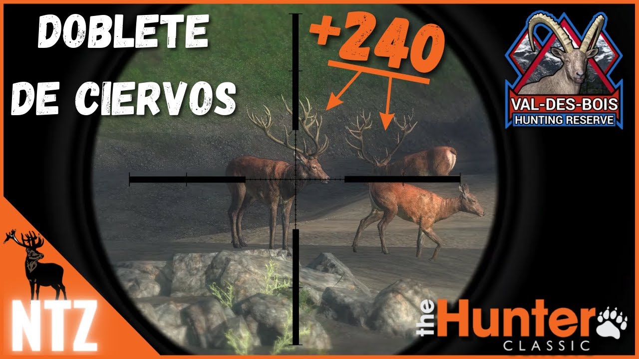 CAZANDO EN LA RESERVA DE VAL-DES-BOIS / CIERVOS +240 🦌 | The Hunter Classic 🐗