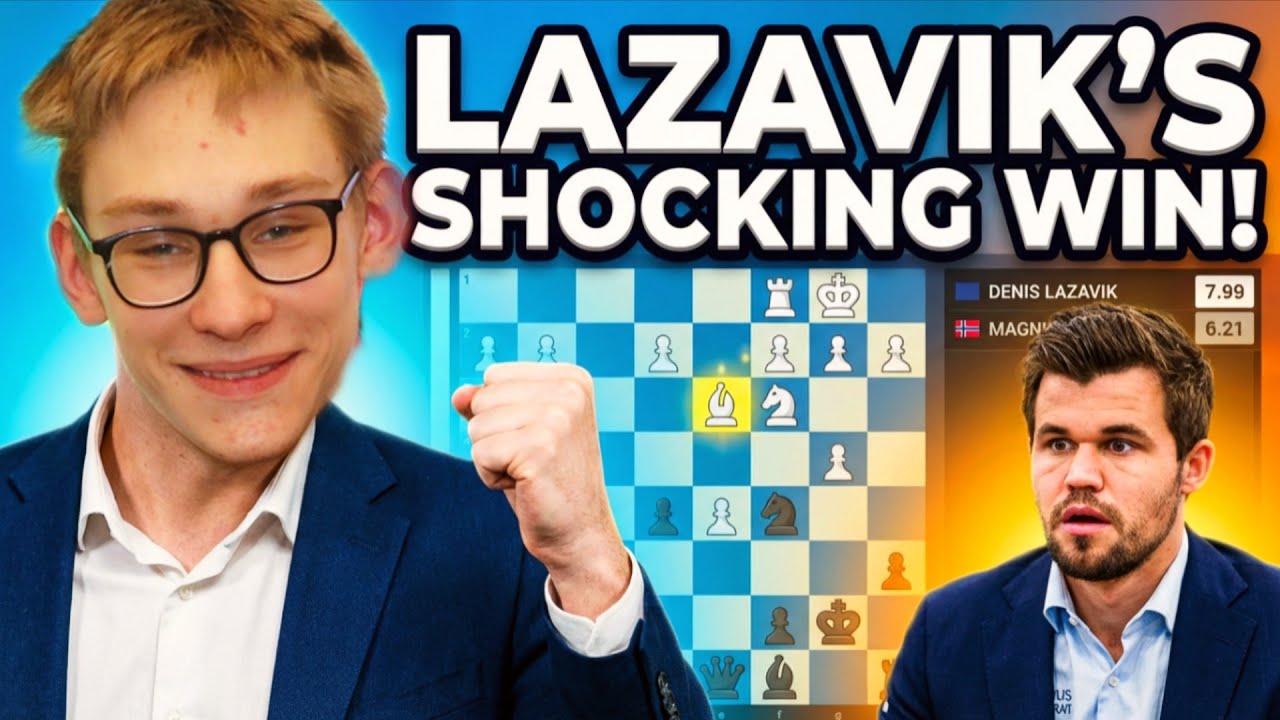Денис Лазавик ГРОМИТ Магнуса Карлсена! Speed Chess Championship!