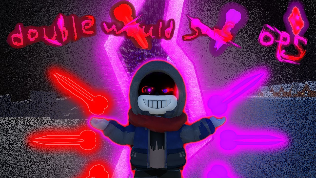 Undertale:Double would sans ops Flame eye char/boss showcase