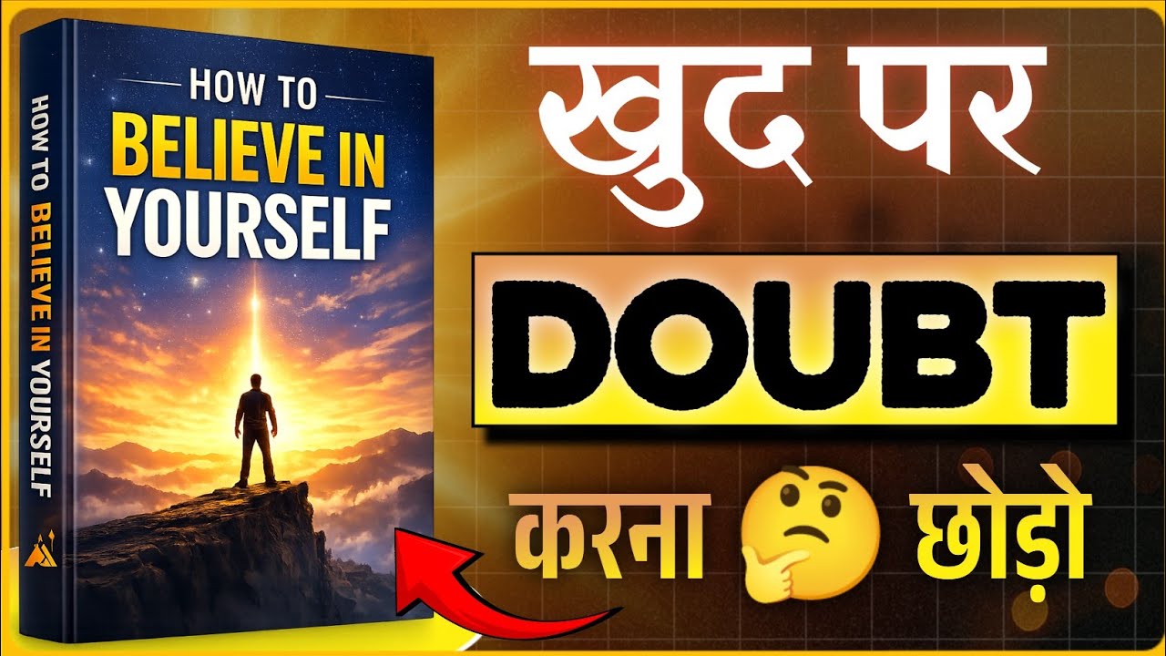 How to Believe in Yourself | book summary in hindi | motivational video | mindset 