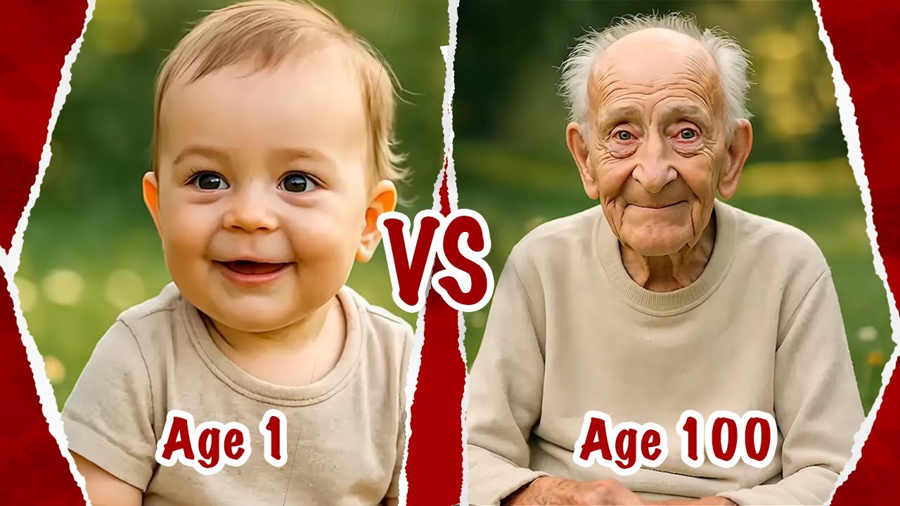 Timelapse Evolution AI: The Reality of Growing Old: 100 Years in 120 Seconds