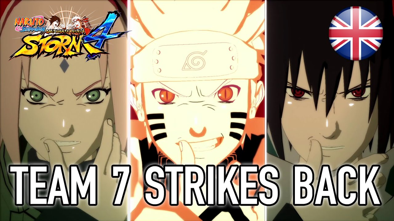 Naruto SUN Storm 4 - PS4/XB1/Steam - Team 7 Strikes back (English trailer)