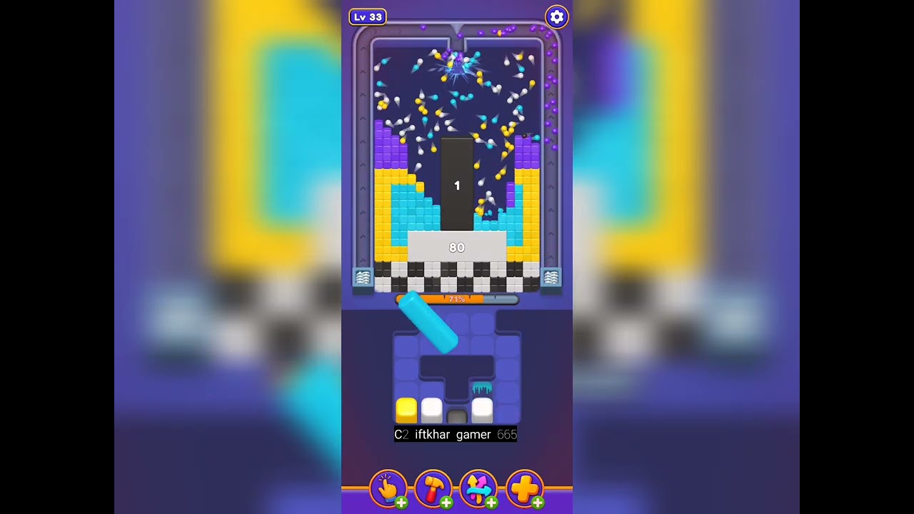 Bounce blast level 33 | all parts gameplay walkthrough solution